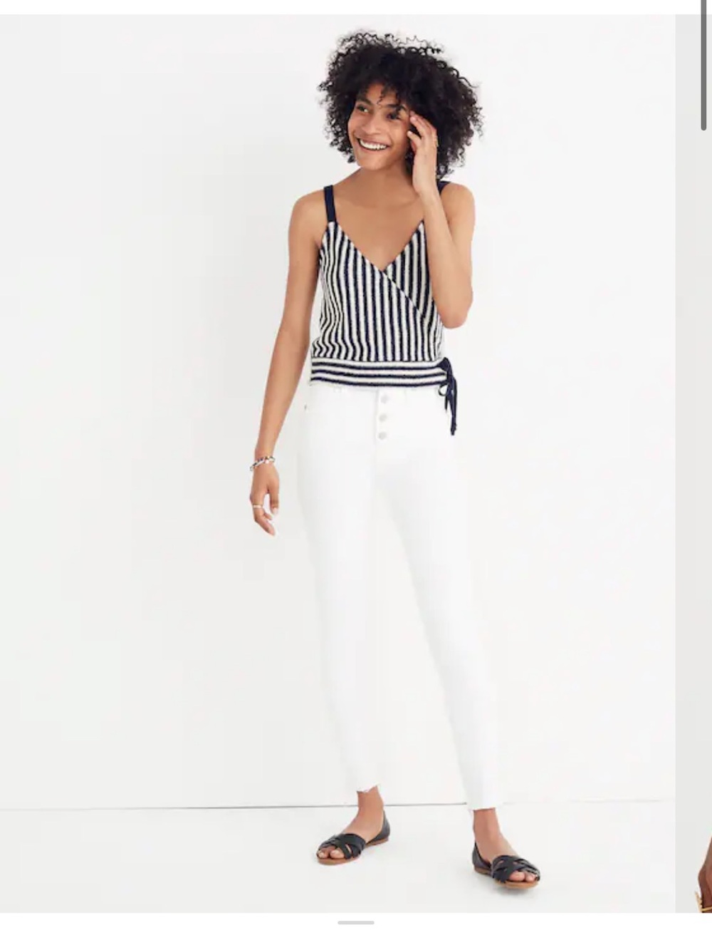 madewell Finale Tank Top in Stripe